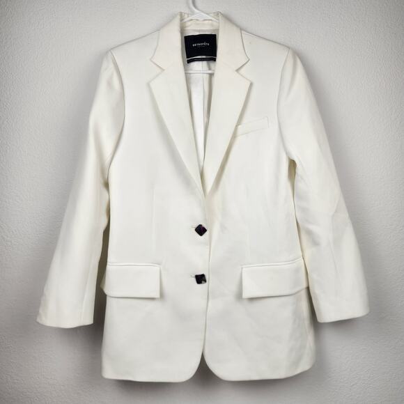 Retrofete Cream Blazer Size Small Single Breasted Fully Lined - Picture 1 of 12